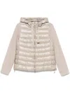 Herno Light Beige Ultralight Jacket With Goose Down Padding In Neutral