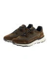 Herno Men Nylon Trainers With Rubberised Details In Brown