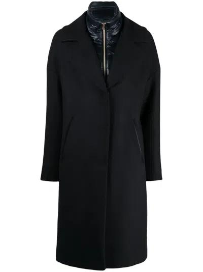HERNO PANELLED MID-LENGTH COAT