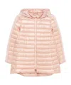 Herno Panelled Puffer Jacket In Gold