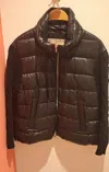 Herno Panelled Puffer Jacket In Brown