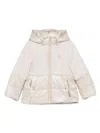 Herno Panelled Puffer Jacket In Neutrals