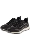 Herno Nylon Trainers With Rubberised Details In Burgundy