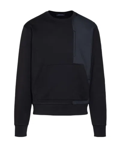 Herno Panelled-design Sweatshirt In Black
