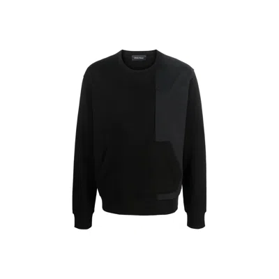 HERNO PANELLED-DESIGN SWEATSHIRT