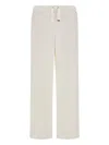 Herno Pantalon Baloon Natural Cintura Elast In White