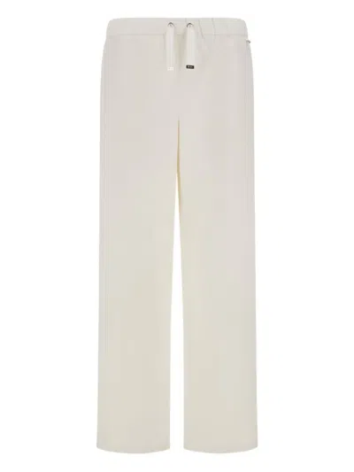 Herno Pantalon Baloon Natural Cintura Elast In White