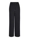 Herno Drawstring Elasticated-waist Trousers In Black