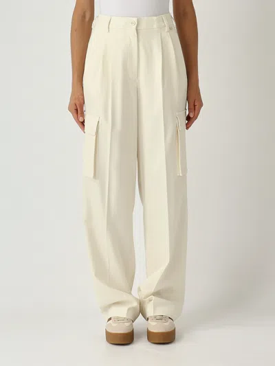 Herno Pantalone Cargo Trousers In Animal Print