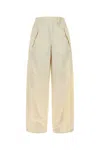 Herno Pantalone In Nylon Avorio  Donna