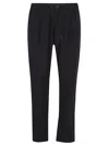 Herno Master Nylon Trousers Pockets In Nero