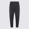 Herno Trousers With Back Pockets And Button Detail In Blue