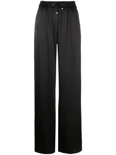 Herno Trousers In Casual Satin - Female Trousers Black 48