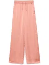 Herno Wide Leg Satin Trousers