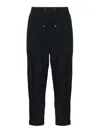Herno Lightweight Drawstring Cropped Trousers