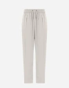 Herno Trousers In Light Nylon Stretch In 1985 Chantilly