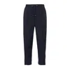 Herno Lightweight Drawstring Cropped Trousers In 9201