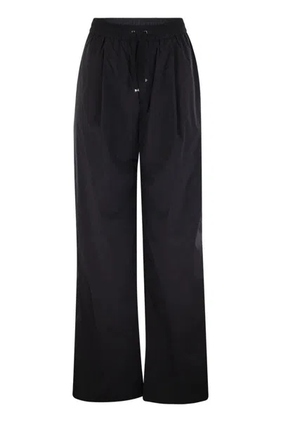 HERNO HERNO STRETCH NYLON TROUSERS