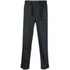 Herno Drawstring-waist Tapered Trousers In Blue