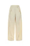 Herno Pantalone In Nylon Avorio  Donna