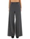 Herno Women Resort Trousers In Melange Fabric