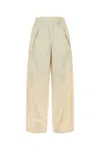 Herno Pantalone In Nylon Avorio  Donna In White