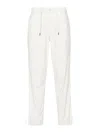 Herno Drawstring Tapered Trousers In White