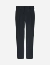 Herno Cotton Feel Trousers With Drawstring In Blue