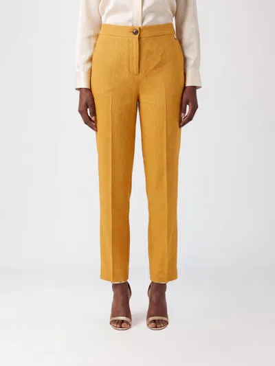 Herno Pants Woman Color Orange