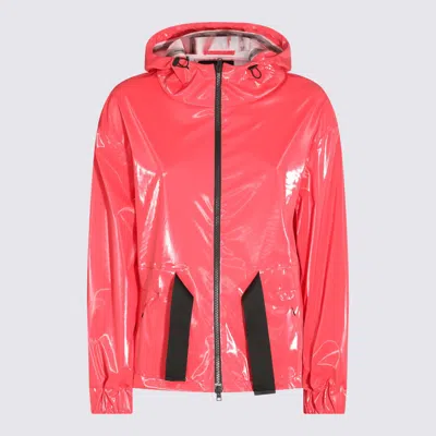 HERNO HERNO PARADISE PINK LADY BIRD LAMINAR CASUAL JACKET
