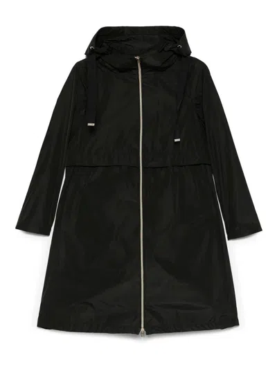 Herno Parka In Taffett Tecnico In Black