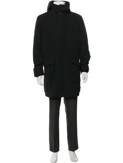 Pre-owned Herno Parka In Black