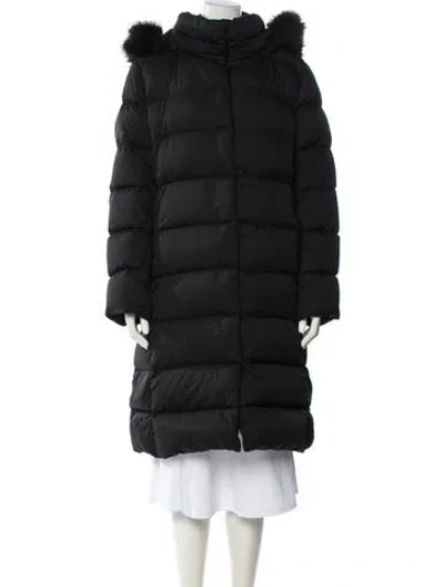 Pre-owned Herno Parka In Black