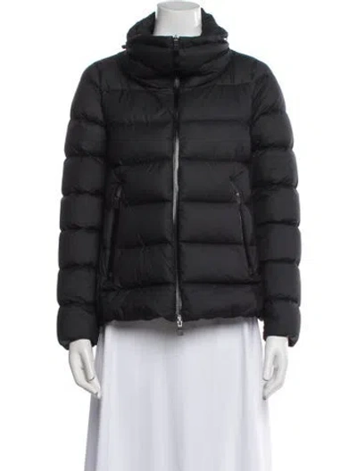 Pre-owned Herno Parka In Black