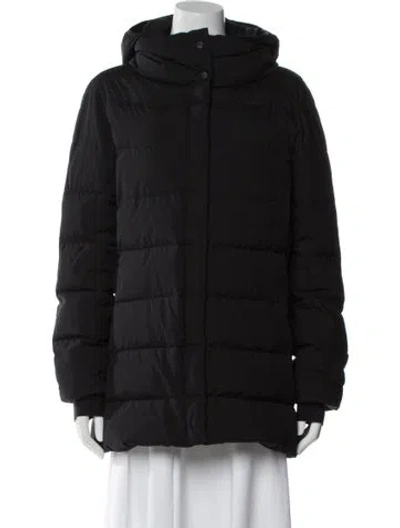 Pre-owned Herno Parka In Black