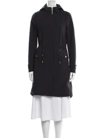 Pre-owned Herno Parka In Black