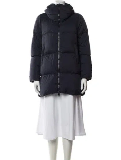 Pre-owned Herno Parka In Blue