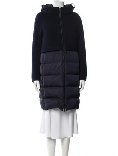 Pre-owned Herno Parka In Blue