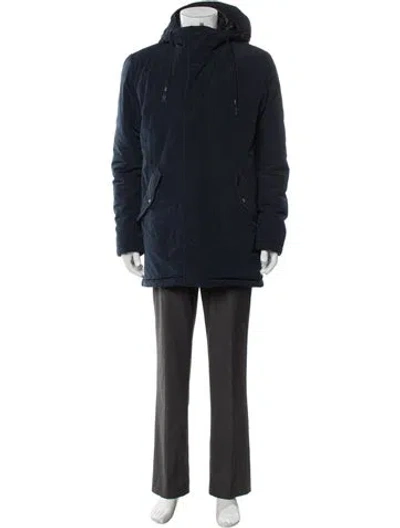 Pre-owned Herno Parka In Blue