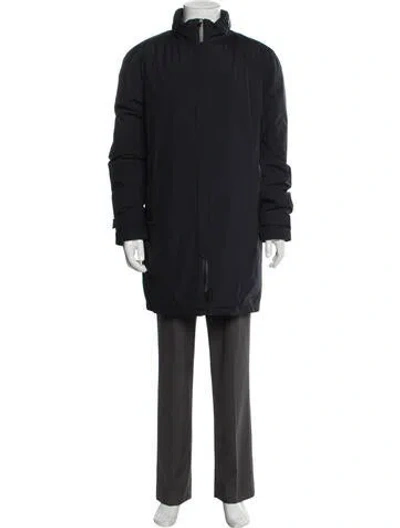 Pre-owned Herno Parka In Blue