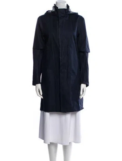 Pre-owned Herno Parka In Blue