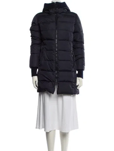 Pre-owned Herno Parka In Blue