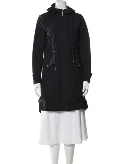 Pre-owned Herno Parka In Blue