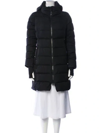 Pre-owned Herno Parka In Blue