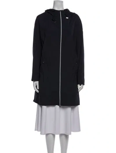 Pre-owned Herno Parka In Blue