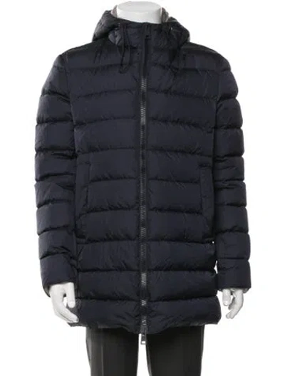 Pre-owned Herno Parka In Blue
