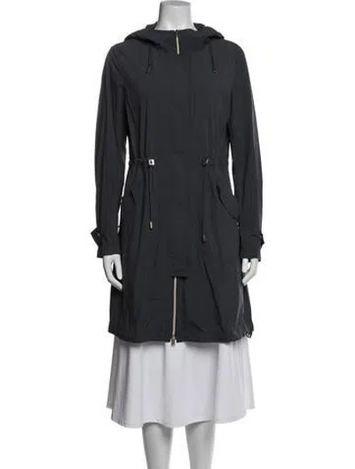 Pre-owned Herno Parka In Blue