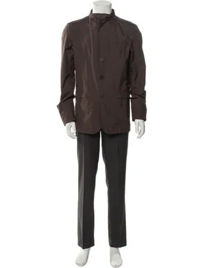 Pre-owned Herno Parka In Brown