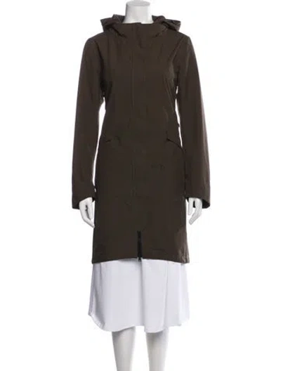 Pre-owned Herno Parka In Brown