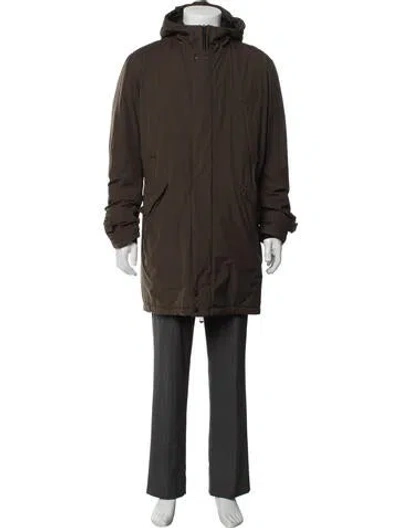 Pre-owned Herno Parka In Brown